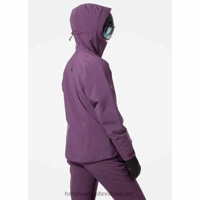 J0HV2660 ženska skijaška jakna snowplay žene Helly-Hansen bijelo crno