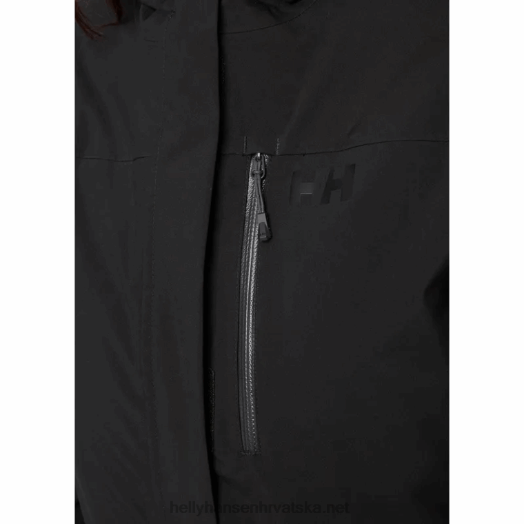 J0HV2662 ženska skijaška jakna snowplay žene Helly-Hansen ametist/snijeg