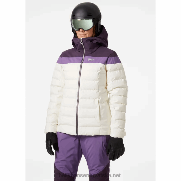J0HV2664 ženska imperial puffy skijaška jakna žene Helly-Hansen crna/mornarska
