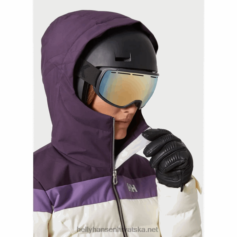 J0HV2664 ženska imperial puffy skijaška jakna žene Helly-Hansen crna/mornarska