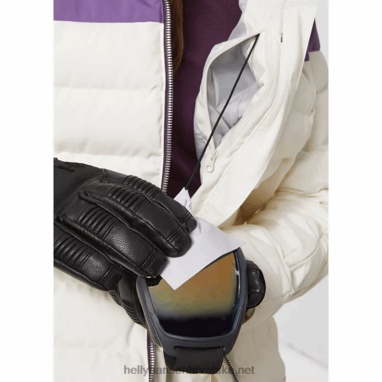 J0HV2664 ženska imperial puffy skijaška jakna žene Helly-Hansen crna/mornarska