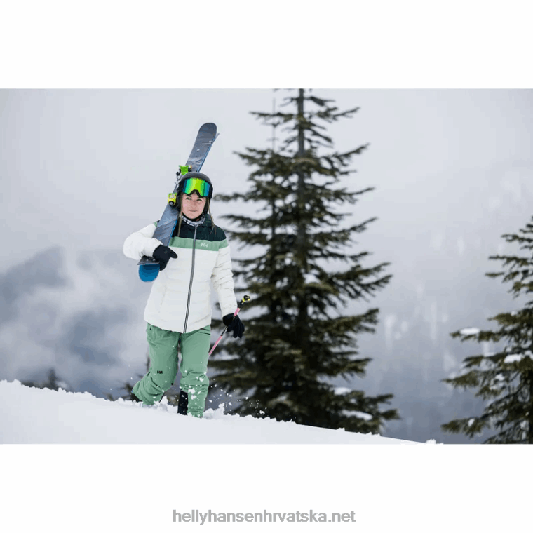 J0HV2665 ženska imperial puffy skijaška jakna žene Helly-Hansen ametist