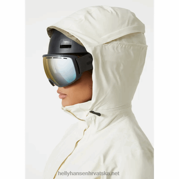 J0HV2670 ženska skijaška jakna Cortina s izolacijom žene Helly-Hansen ametist/baby trupa