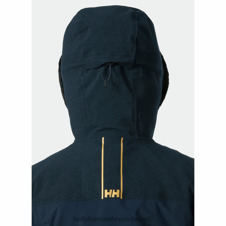 J0HV2674 ženska valdisere pufnasta skijaška jakna žene Helly-Hansen najtamniji spr/crn