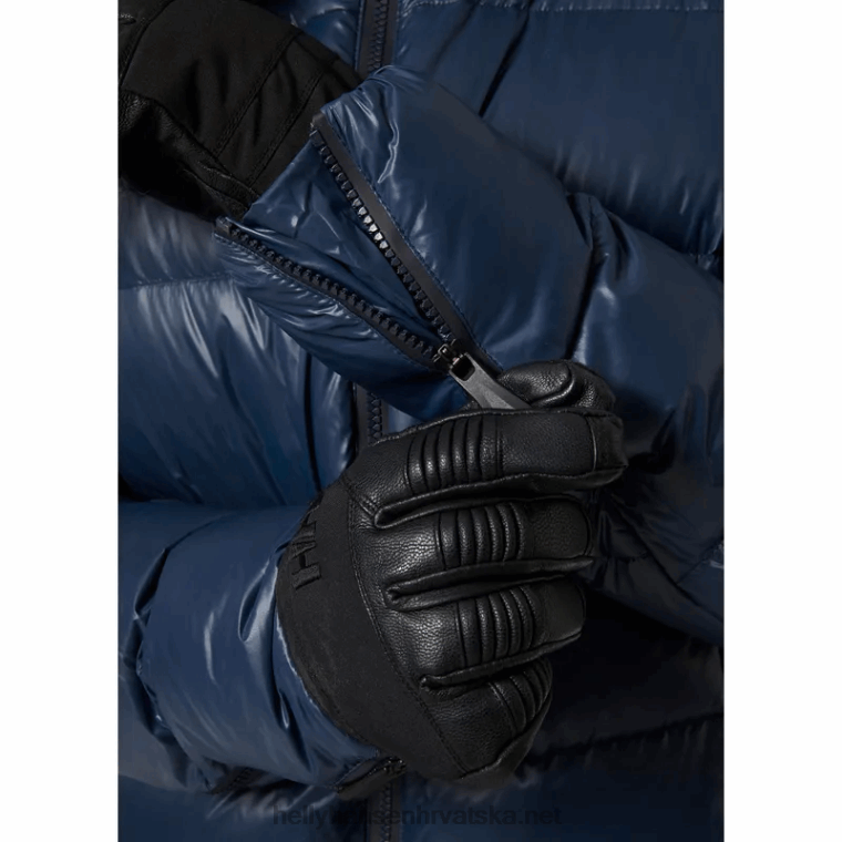 J0HV2798 ženska courchevel puf jakna žene Helly-Hansen crno