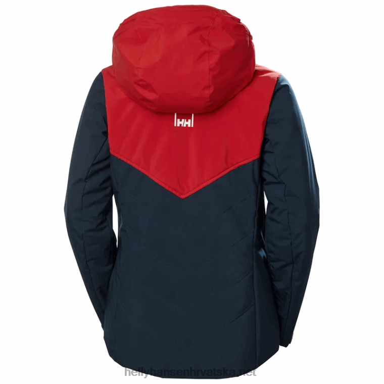 J0HV2800 ženska alpska skijaška jakna s izolacijom žene Helly-Hansen ametist