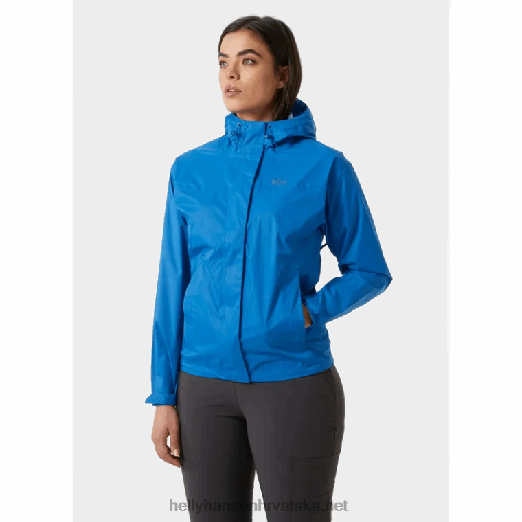 J0HV1408 ženska jakna od školjki u stilu loke žene Helly-Hansen azurit