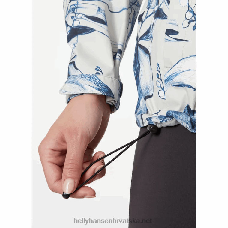 J0HV1409 ženska jakna od školjki u stilu loke žene Helly-Hansen duboki fjord