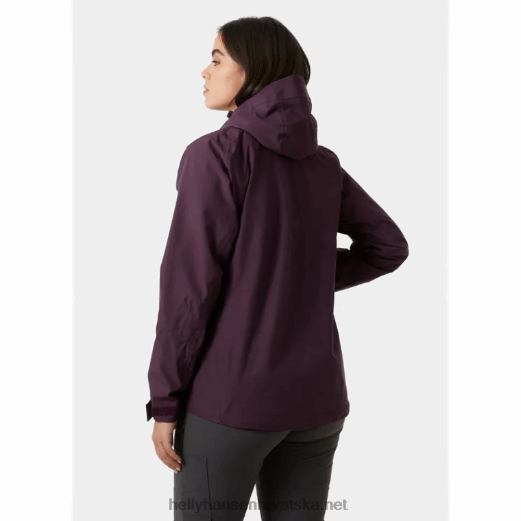 J0HV1433 ženska jakna od školjki banff žene Helly-Hansen terakota