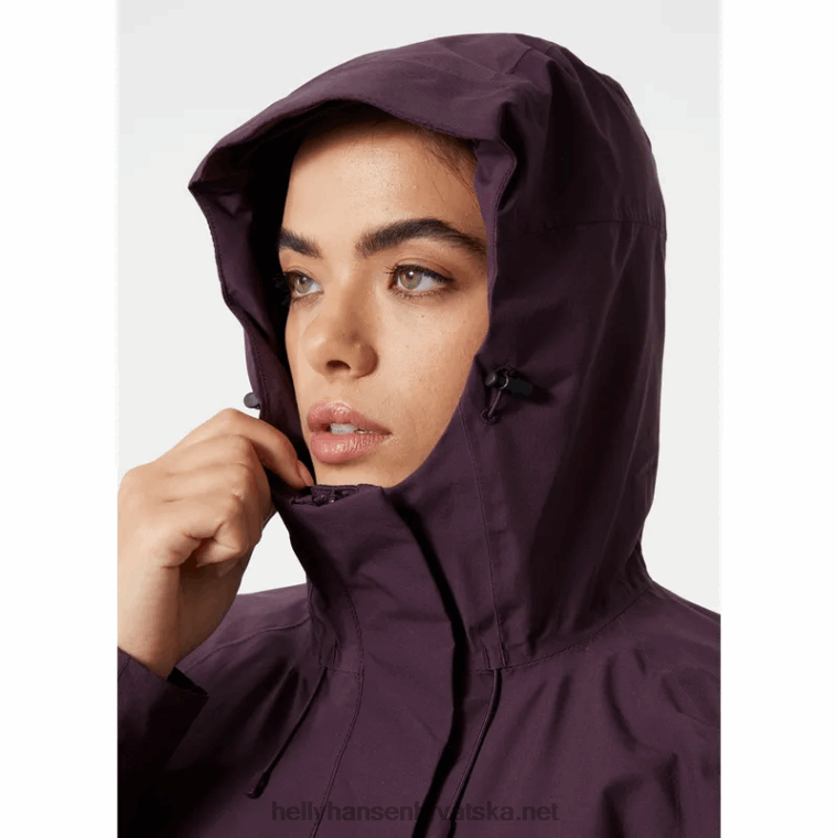 J0HV1433 ženska jakna od školjki banff žene Helly-Hansen terakota