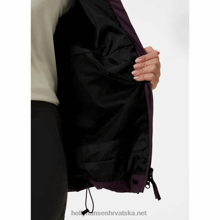 J0HV1433 ženska jakna od školjki banff žene Helly-Hansen terakota