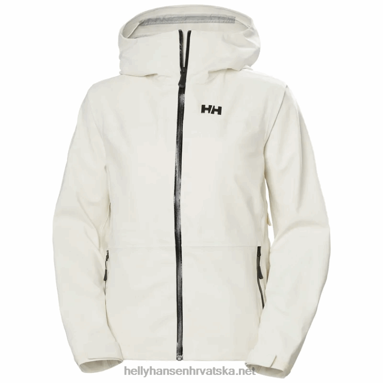 J0HV1439 ženska motionista 3-slojna skijaška jakna od školjke žene Helly-Hansen crno