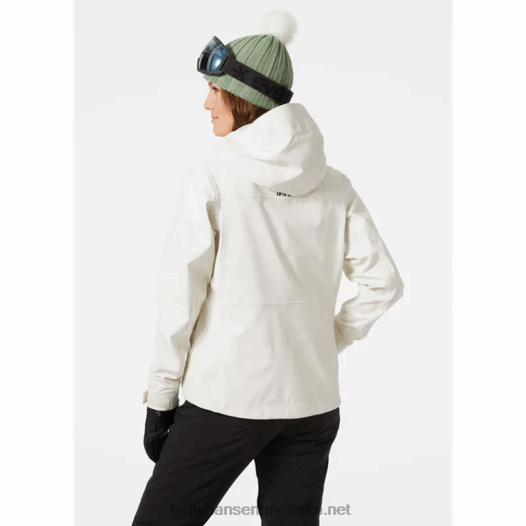 J0HV1439 ženska motionista 3-slojna skijaška jakna od školjke žene Helly-Hansen crno