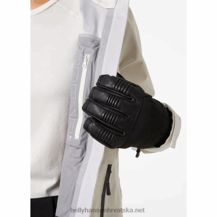 J0HV1439 ženska motionista 3-slojna skijaška jakna od školjke žene Helly-Hansen crno