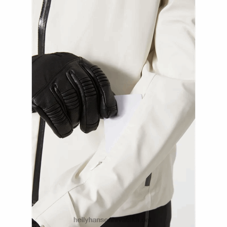 J0HV1439 ženska motionista 3-slojna skijaška jakna od školjke žene Helly-Hansen crno