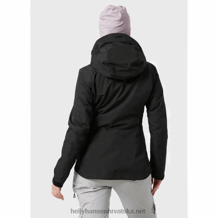 J0HV1442 ženska troslojna školjkasta jakna Odin Mountain Infinity žene Helly-Hansen duboki fjord