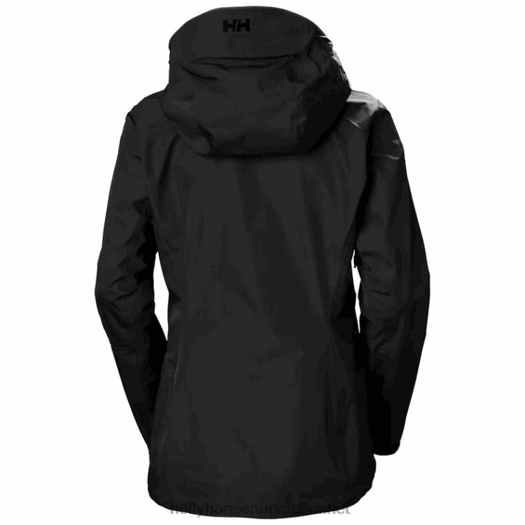 J0HV1442 ženska troslojna školjkasta jakna Odin Mountain Infinity žene Helly-Hansen duboki fjord