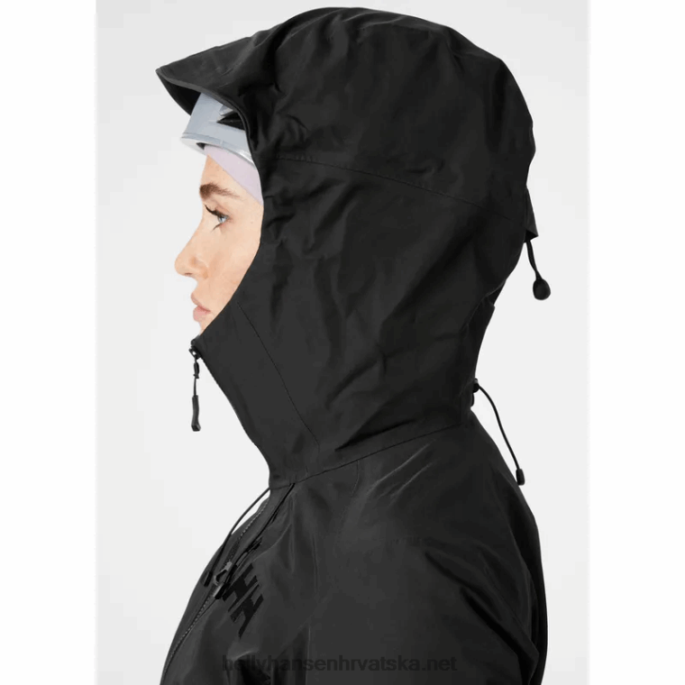 J0HV1442 ženska troslojna školjkasta jakna Odin Mountain Infinity žene Helly-Hansen duboki fjord