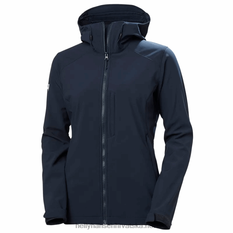 J0HV1446 ženska paramount softshell jakna s kapuljačom žene Helly-Hansen crno