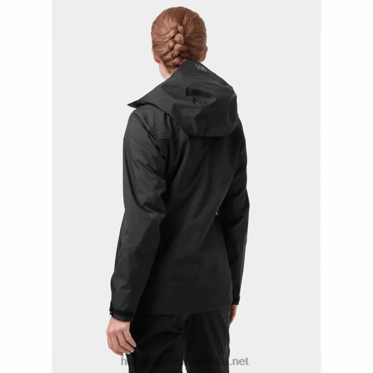 J0HV1449 ženska verglas 3-slojna školjkasta jakna žene Helly-Hansen lav zeleno