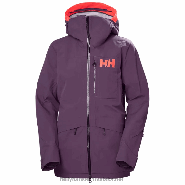 J0HV1458 ženska aurora infinity ski shell jakna žene Helly-Hansen ugljen me