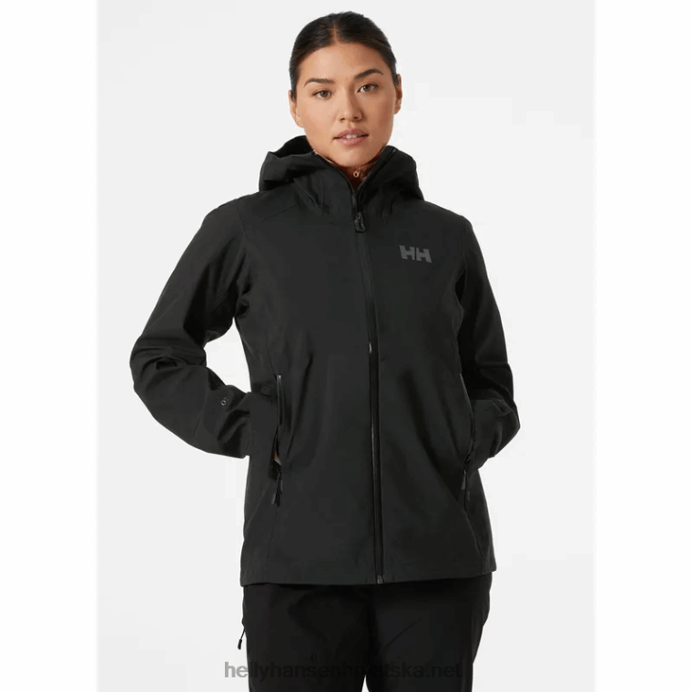 J0HV1461 ženska verglas dvoslojna ripstop školjkasta jakna žene Helly-Hansen azurit