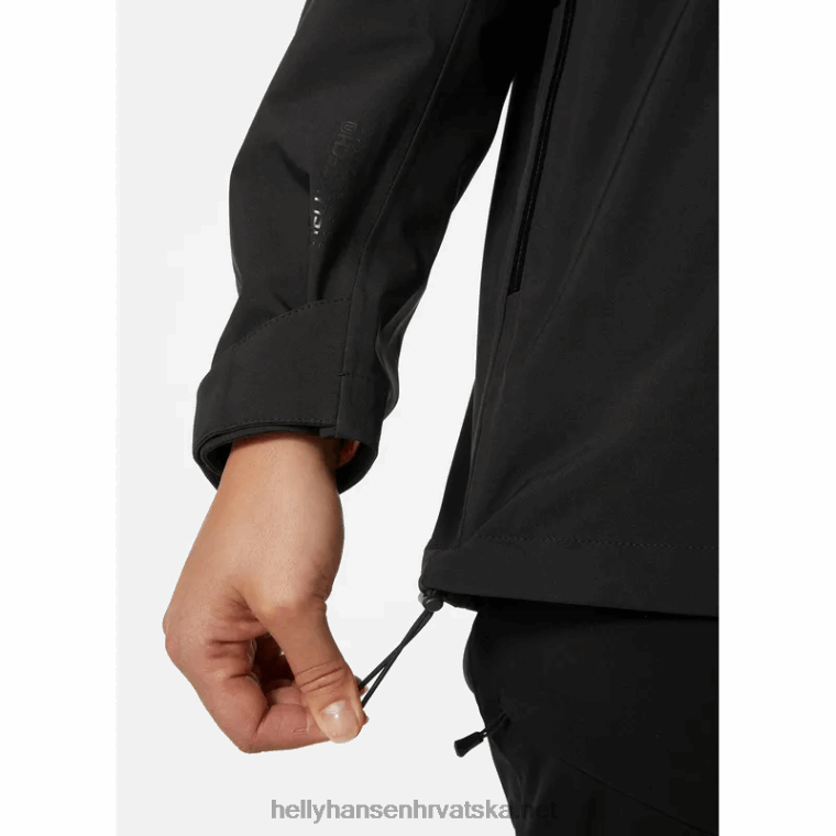 J0HV1461 ženska verglas dvoslojna ripstop školjkasta jakna žene Helly-Hansen azurit