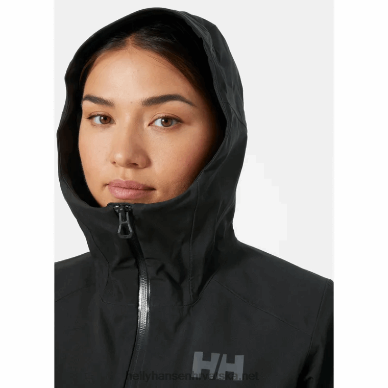 J0HV1461 ženska verglas dvoslojna ripstop školjkasta jakna žene Helly-Hansen azurit