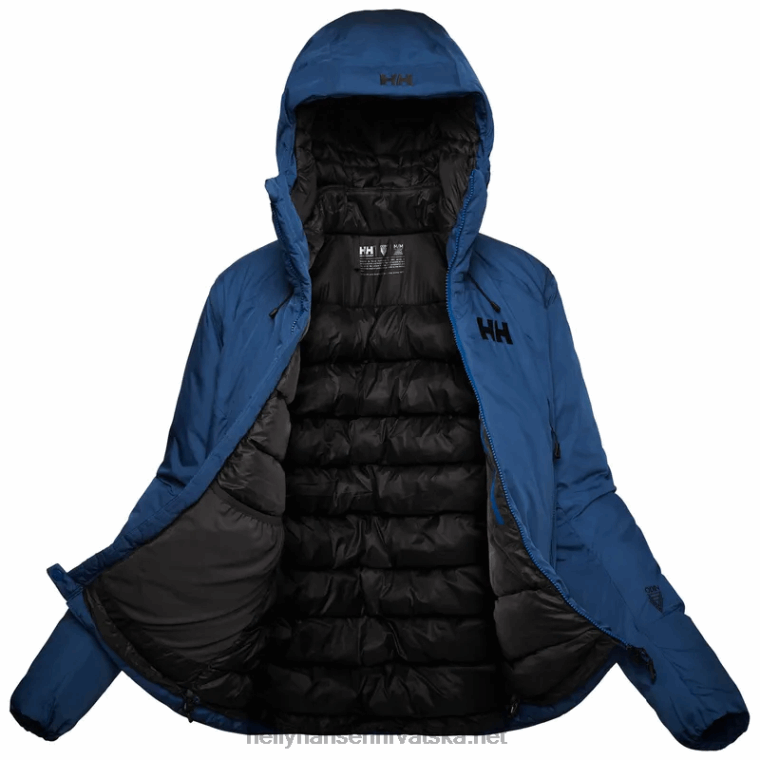 J0HV1467 ženska lifa pro belay izolirana jakna žene Helly-Hansen crno