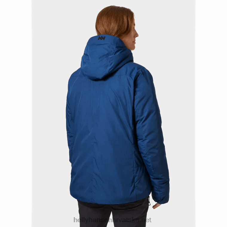 J0HV1467 ženska lifa pro belay izolirana jakna žene Helly-Hansen crno