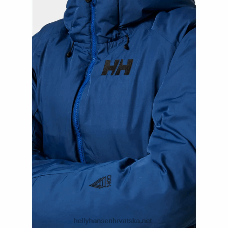 J0HV1467 ženska lifa pro belay izolirana jakna žene Helly-Hansen crno