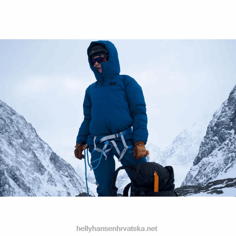 J0HV1467 ženska lifa pro belay izolirana jakna žene Helly-Hansen crno