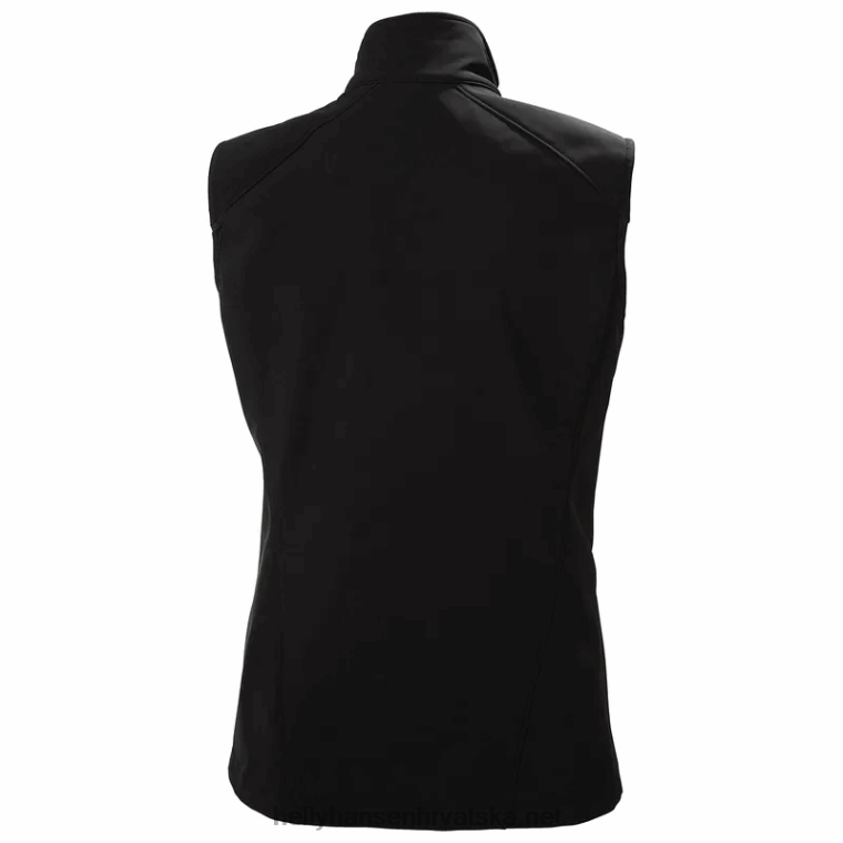 J0HV1478 ženski paramount softshell prsluk žene Helly-Hansen crno