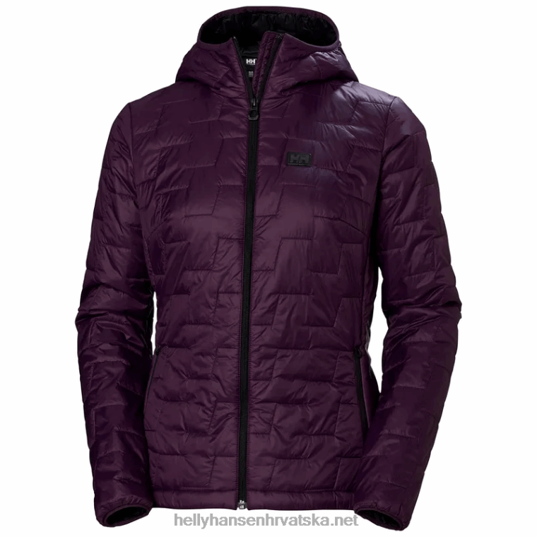 J0HV1481 ženska izolacijska jakna lifaloft s kapuljačom žene Helly-Hansen željezni oksid