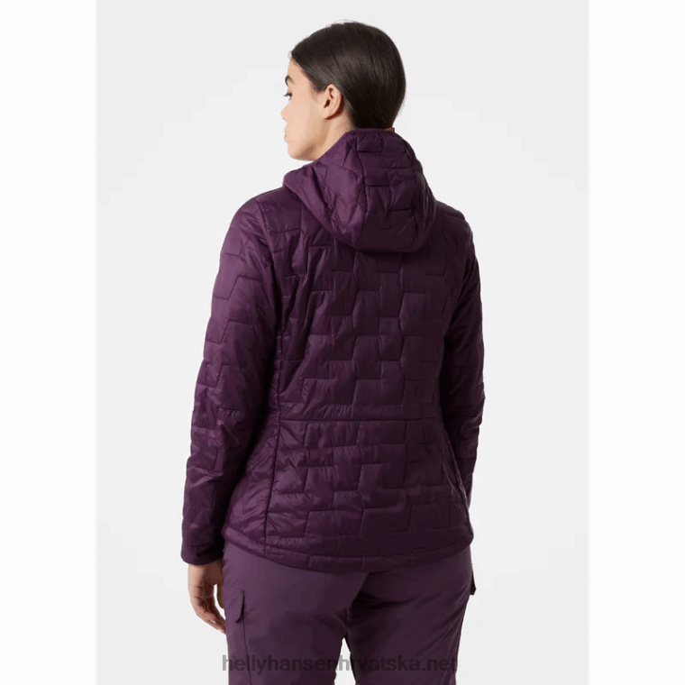 J0HV1481 ženska izolacijska jakna lifaloft s kapuljačom žene Helly-Hansen željezni oksid