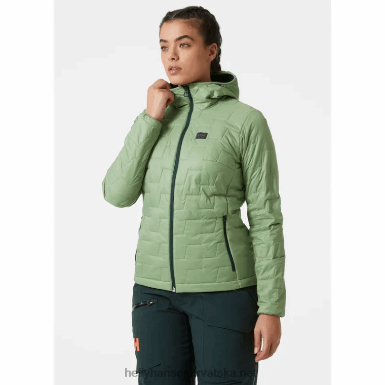 J0HV1482 ženska izolacijska jakna lifaloft s kapuljačom žene Helly-Hansen ametist