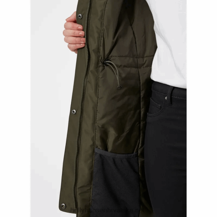 J0HV1629 ženska Mayen vodootporna parka žene Helly-Hansen mornarica