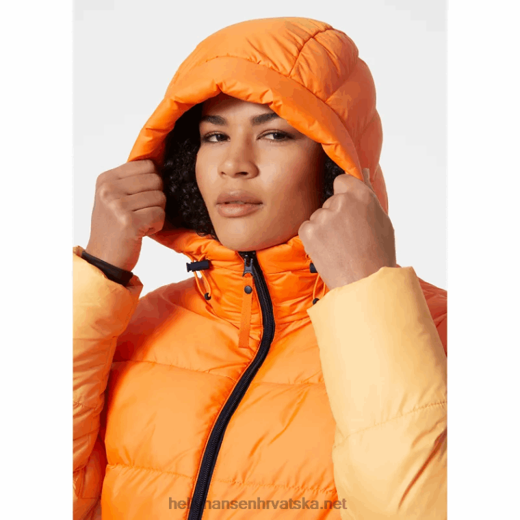 J0HV2637 ženska aktivna puf jakna žene Helly-Hansen duboki fjord/crno