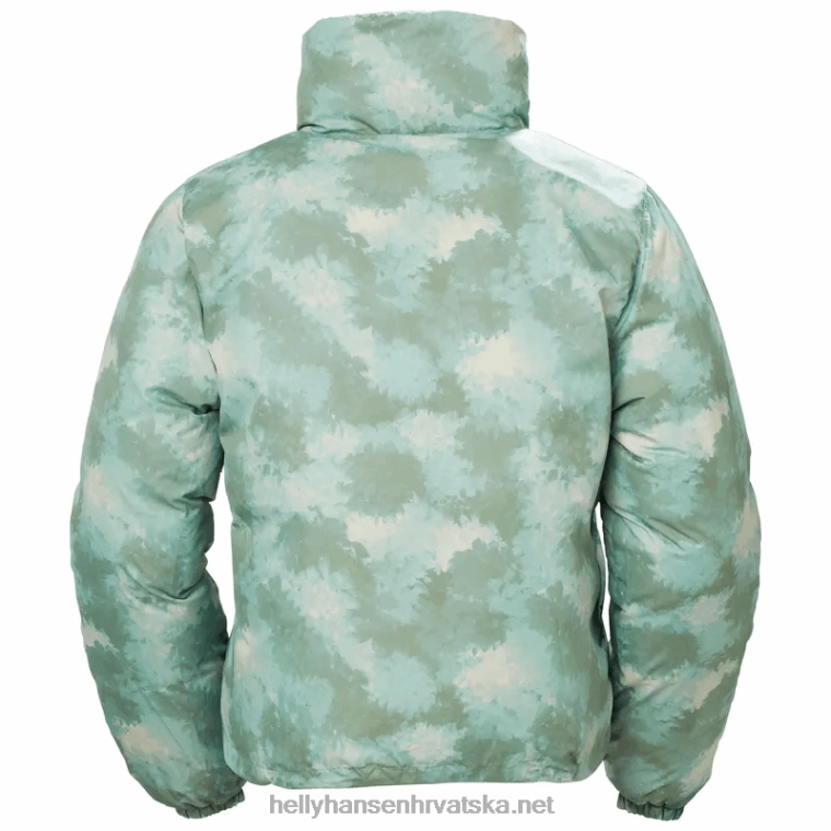 J0HV2642 ženska dvostruka pufer jakna žene Helly-Hansen smrvljena gra