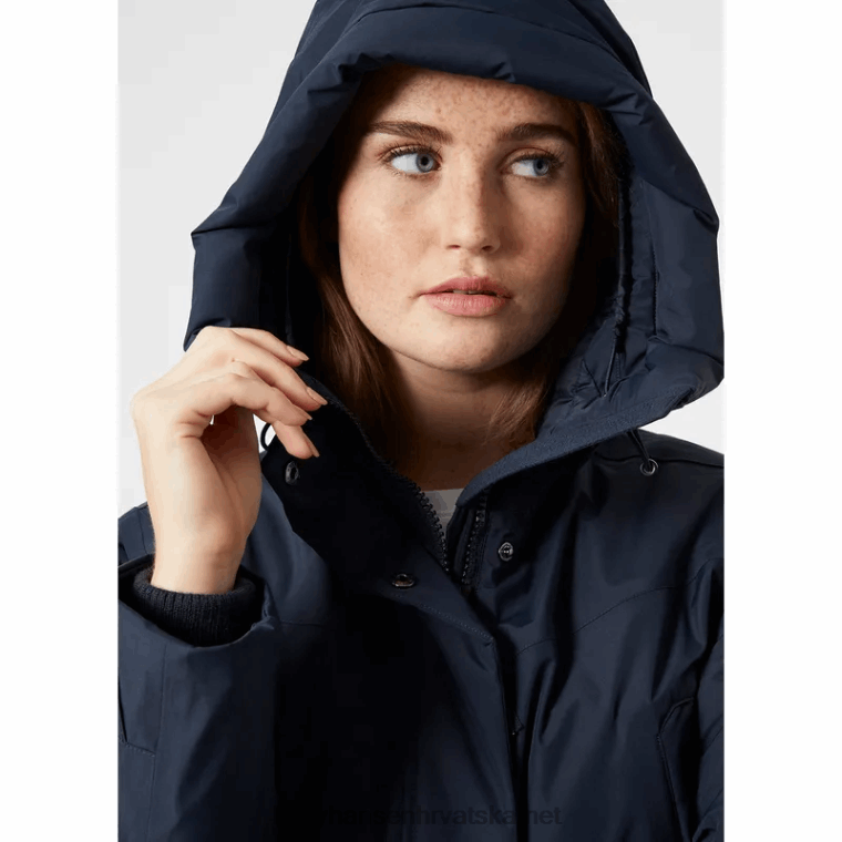 J0HV2644 w bouvet donji kaput žene Helly-Hansen crno