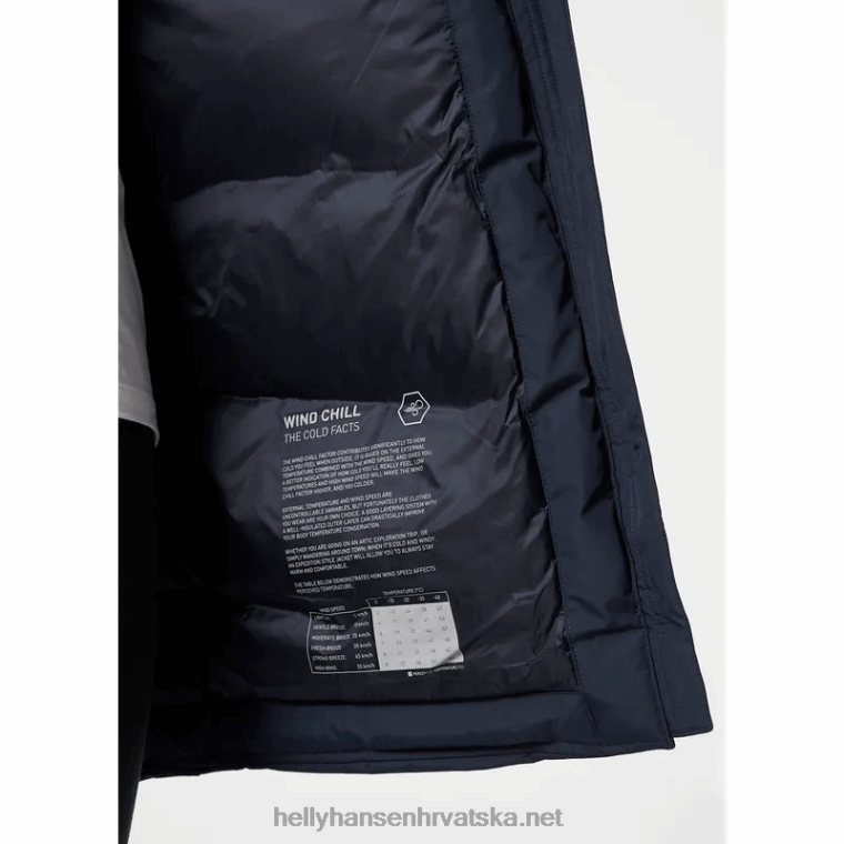 J0HV2644 w bouvet donji kaput žene Helly-Hansen crno