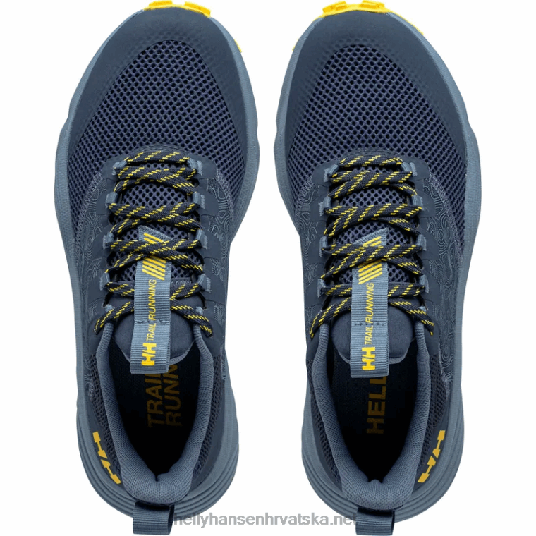 J0HV2122 ženske Featherswift tenisice za trail trčanje žene Helly-Hansen crno/plavo