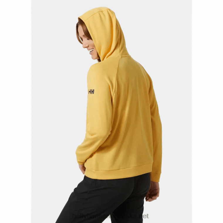 J0HV1704 ženska obalna majica s kapuljačom koja se brzo suši žene Helly-Hansen crno