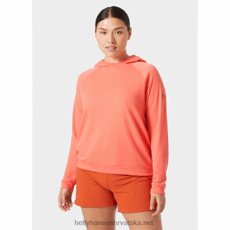 J0HV1706 ženska obalna majica s kapuljačom koja se brzo suši žene Helly-Hansen metvica