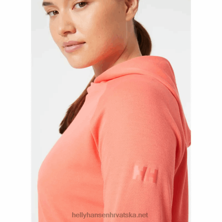 J0HV1706 ženska obalna majica s kapuljačom koja se brzo suši žene Helly-Hansen metvica
