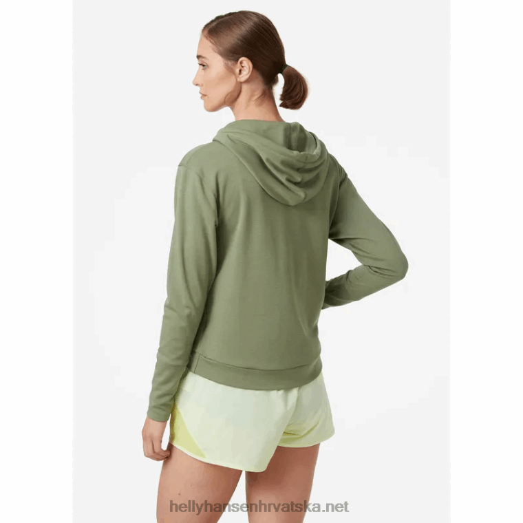 J0HV1716 ženska majica s kapuljačom lifa tech lite žene Helly-Hansen žad