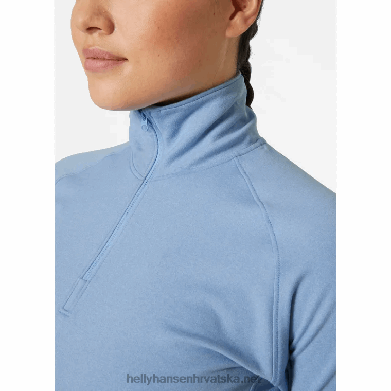 J0HV1719 ženski verglas srednji sloj s polupatentnim zatvaračem žene Helly-Hansen snijeg