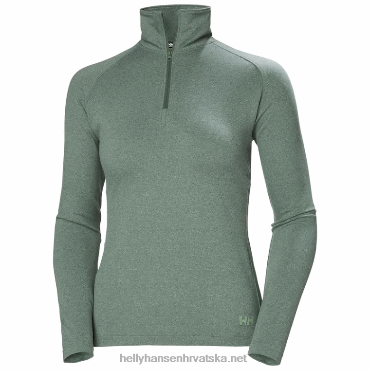 J0HV1722 ženski verglas srednji sloj s polupatentnim zatvaračem žene Helly-Hansen prašnjavi sirin