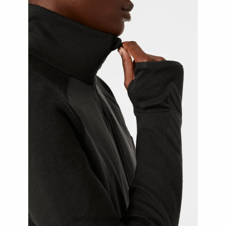 J0HV1725 ženska lifa merino srednje slojna jakna žene Helly-Hansen duboki fjord