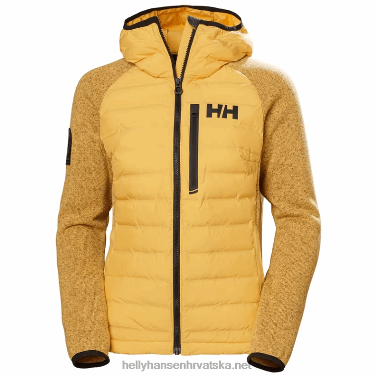 J0HV1728 ženska hibridna jakna za jedrenje s izolacijom za arktički ocean žene Helly-Hansen crno